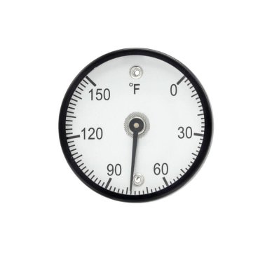 B2MS-E ESP Bimetal Thermometer, Surface Type, 2" Diameter Dial, 0/150 Deg F