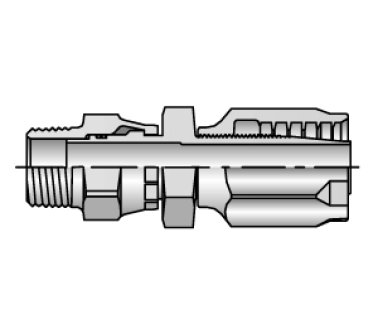 Buy 1330-8-8 Parker Swivel Hose Fitting, 1/2 in. x #8 Tube, Male 1330-8-8 Parker Swivel Hose Fitting, 1/2 in. x #8 Tube, Male