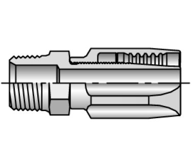 Buy 20120-6-6 Parker Rigid Hose Fitting, 5/16 in. x #6 Tube, Male 20120-6-6 Parker Rigid Hose Fitting, 5/16 in. x #6 Tube, Male