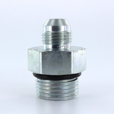 Buy 8-12 F5OX-S Parker JIC to SAE Adapter 1/2 JIC X Size 12 SAE Steel 8-12 F5OX-S Parker # 8 Male JIC by # 12 Male SAE - Straight