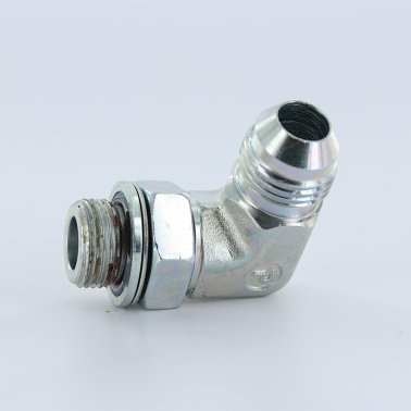 Buy 8C4OMXS Parker Male Adapter Elbow 1/2 JIC X G3/8 BSPP Steel 8C4OMXS Parker # 8 Male JIC by 3/8 Male BSPP - 90° Elbow