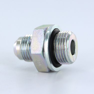 Buy 6-6F4OMXS Parker Male Straight Adapter 3/8 JIC X G3/8 BSPP Steel 6-6F4OMXS Parker # 6 Male JIC by 3/8 Male BSPP (Captive O-ring Groove) - Straight