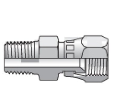 Buy 8F63MXS Parker # 8 Female JIC Swivel by 3/8 Male BSPT - Straight 8F63MXS Parker # 8 Female JIC Swivel by 3/8 Male BSPT - Straight