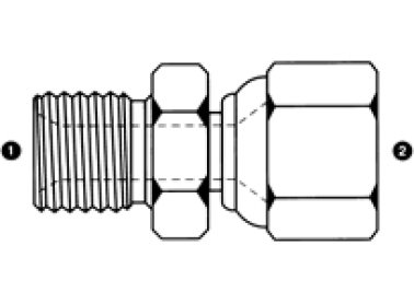 9021-16-16 Adaptall Inc. Adapter Fitting