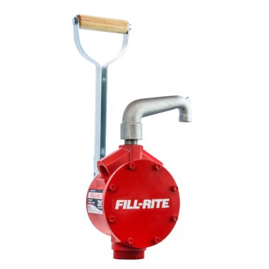 Fill-Rite FR151 Piston Hand Fuel Transfer Pump, 20GPM per 100 Strokes, w/Pail Spout, Telescopic Steel Suction Tube & Vacuum Breaker
