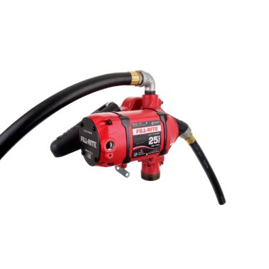 Fill-Rite NX25-120NB-AA Fuel Transfer Pump, 25GPM / 95LPM, Continuous Duty, 120VAC, w/Discharge Hose & Automatic Nozzle