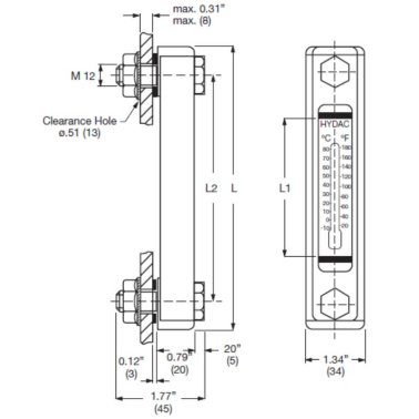 Buy FSA-254-1.1/FT200/12 - Hydac Fluid Level Indicator (700080) 700080 Hydac Fluid Level Indicator_2