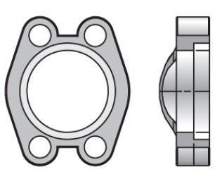 Buy 32FCC1SX Parker Code 61 Flange Clamp Captive 32FCC1SX Parker Code 61 Flange Clamp Captive