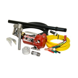 Fill-Rite RD812NP Portable Fuel Transfer Pump, 8GPM, 12VDC, w/Discharge Hose, Suction Tube & Manual Nozzle