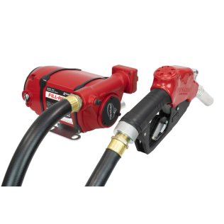 Fill-Rite NX25-120NF-AA Fuel Transfer Pump, 25GPM / 95LPM, Continuous Duty, 120VAC, Foot Mount, w/Discharge Hose & Automatic Nozzle