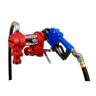 Fill-Rite FR1210HARC Fuel Transfer Pump, 15GPM, 12VDC, w/Automatic Arctic Nozzle, Arctic Discharge Hose & Suction Pipe, Rated to -40 Degrees F/C